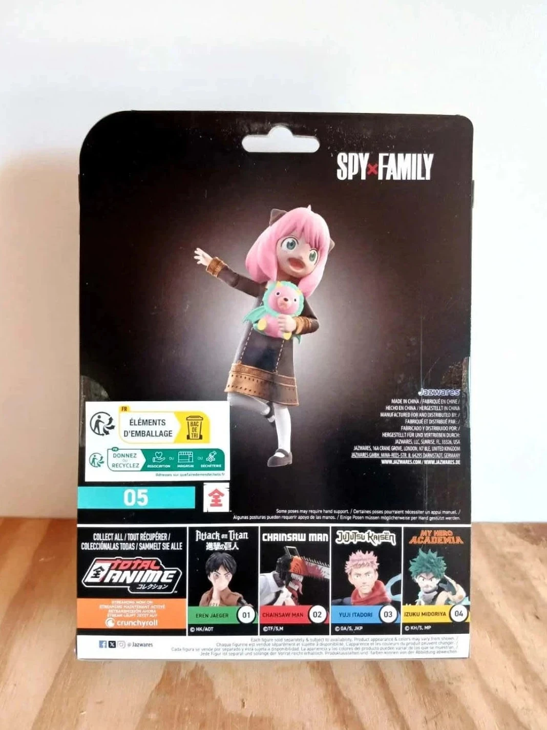 Figurinha Spy Family Anya Forger Total Anime Jazwares – photo 2